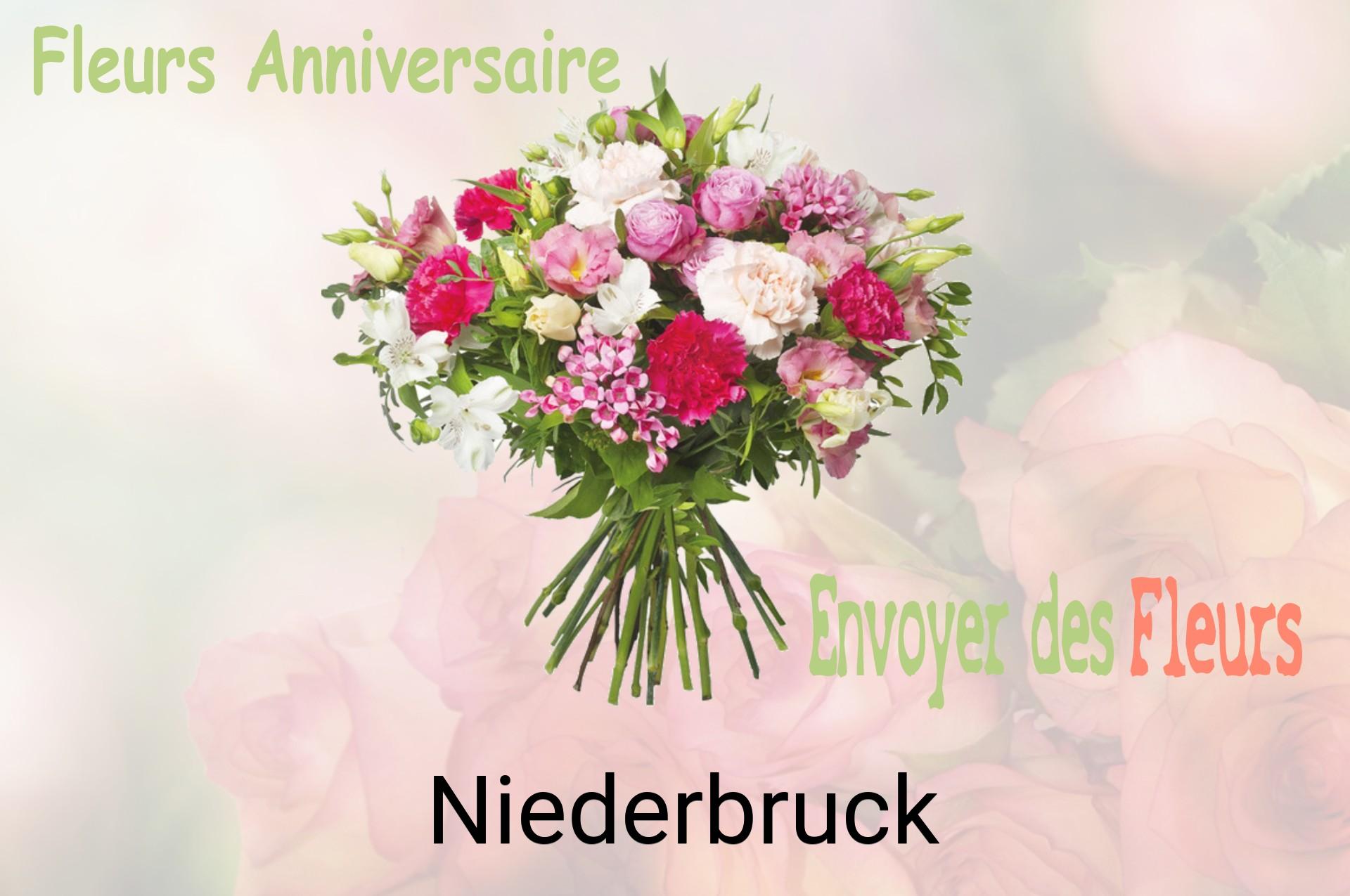 Bouquet de fleurs d’anniversaire livré à Niederbruck